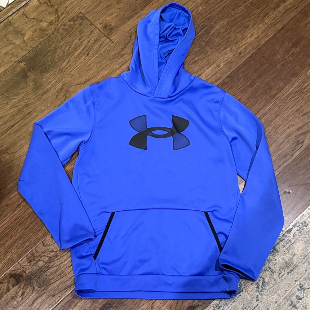 Under Armour Royal Blue Pullover with Black Logo
